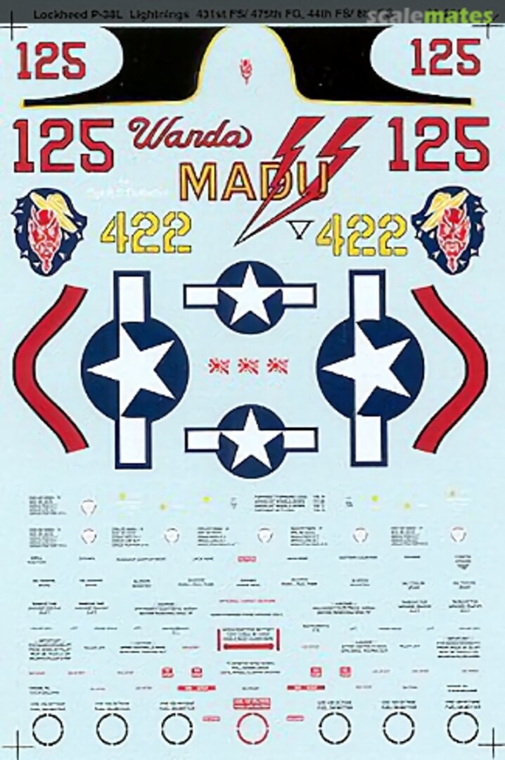 Boxart Lockheed P-38L Lightnings 32-201 SuperScale International Boxart Lockheed P-38L Lightnings 32-201 SuperScale International