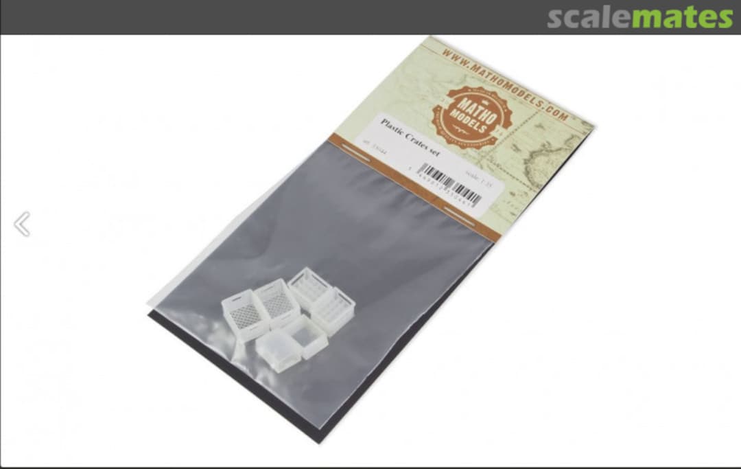 Boxart Plastic Crates Set (6pcs) 35044 Matho Models Boxart Plastic Crates Set (6pcs) 35044 Matho Models