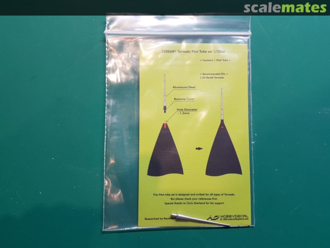 Boxart Panavia Tornado pitot tube 32006M1 HobbyDecal Boxart Panavia Tornado pitot tube 32006M1 HobbyDecal