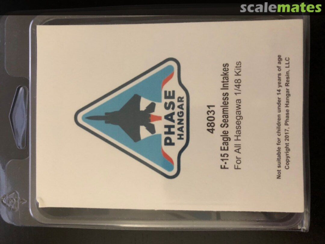 Boxart F-15 Eagle Seamless Intakes 48031 Phase Hangar Resin Boxart F-15 Eagle Seamless Intakes 48031 Phase Hangar Resin