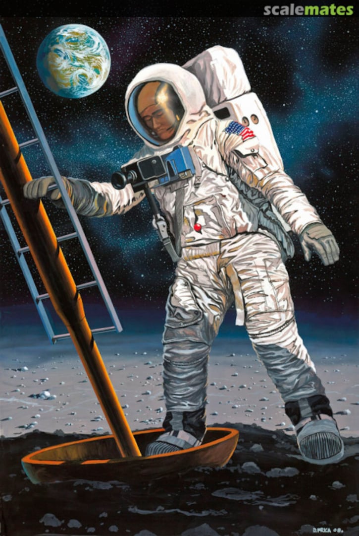 Boxart Apollo 11 Astronaut on the Moon 03702 Revell