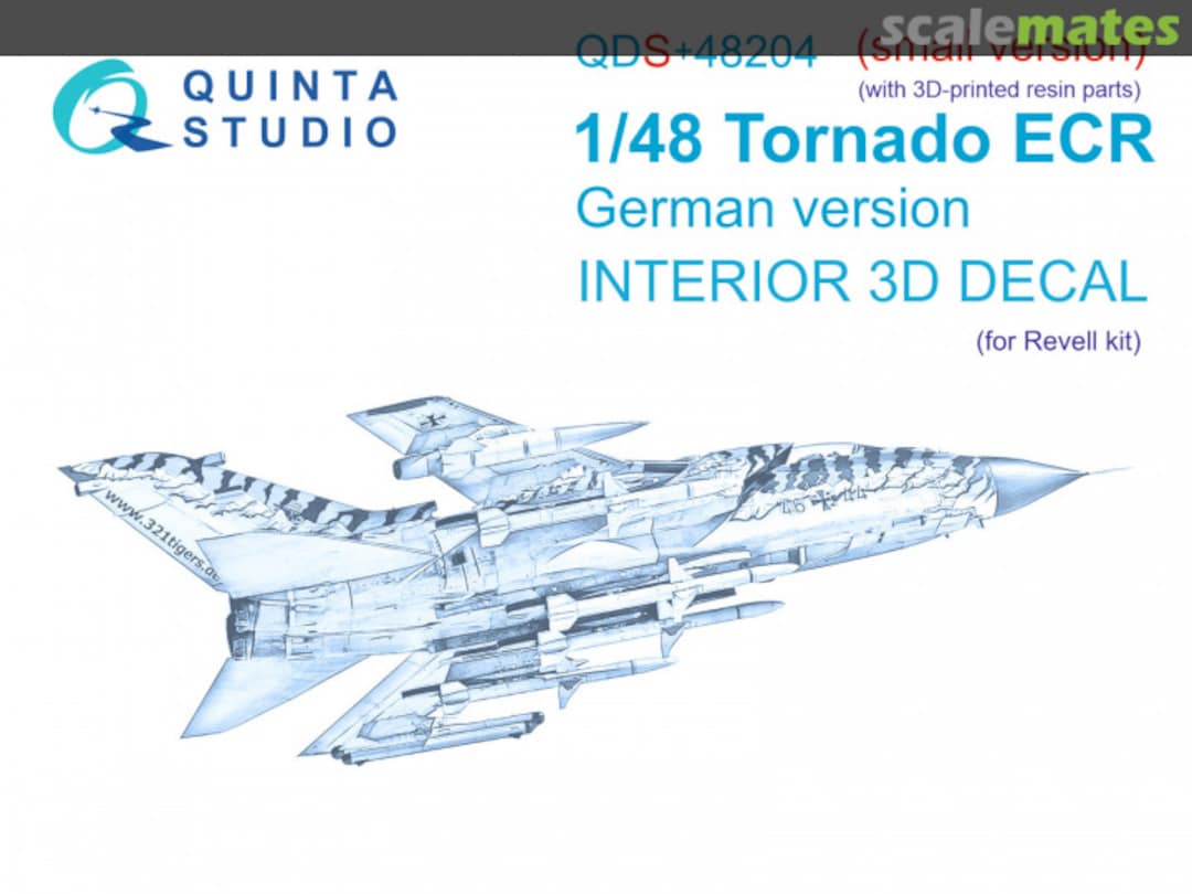 Boxart Tornado ECR German version interior 3D decal (small version) (with 3D-printed resin parts) QDS+48204 Quinta Studio Boxart Tornado ECR German version interior 3D decal (small version) (with 3D-printed resin parts) QDS+48204 Quinta Studio