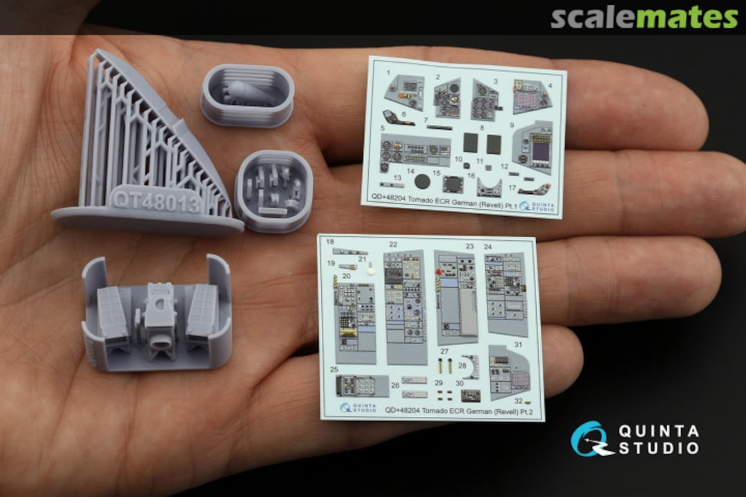 Contents Tornado ECR German version interior 3D decal (small version) (with 3D-printed resin parts) QDS+48204 Quinta Studio Contents Tornado ECR German version interior 3D decal (small version) (with 3D-printed resin parts) QDS+48204 Quinta Studio