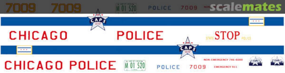 Boxart Chicago Police Dept. Decals Best Hobby Decals Boxart Chicago Police Dept. Decals Best Hobby Decals