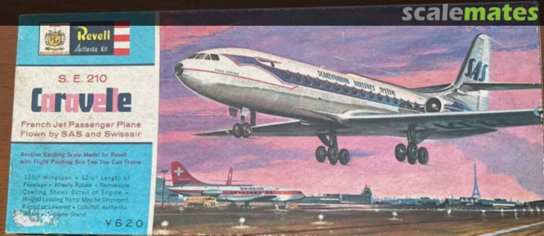 Boxart S.E. 210 Caravelle H-184 Revell/Marusan Boxart S.E. 210 Caravelle H-184 Revell/Marusan