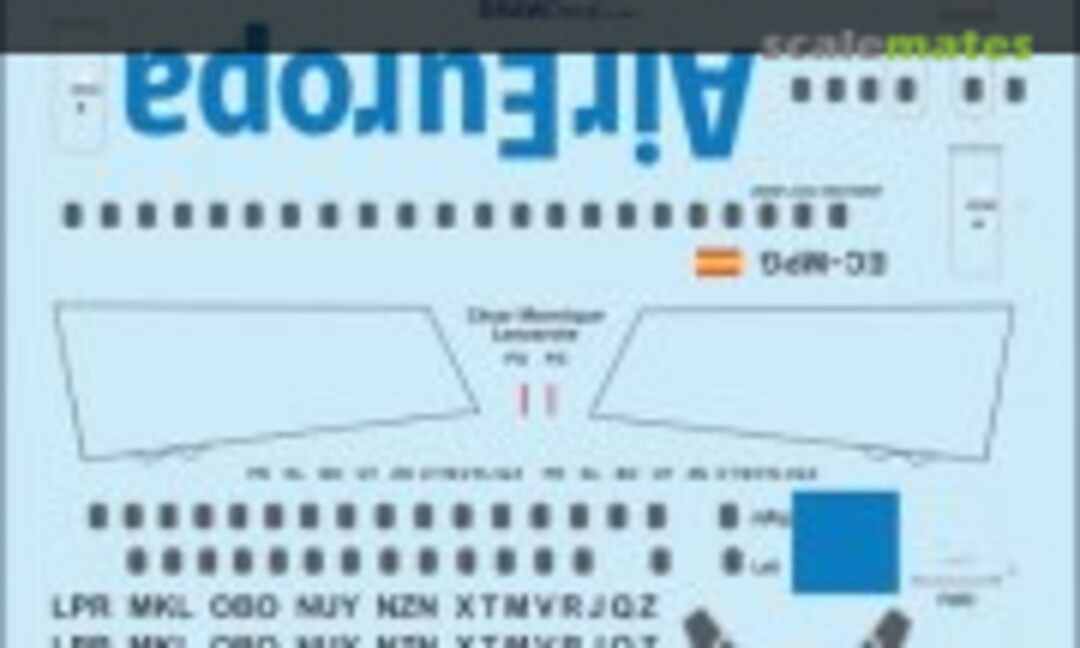 1:72 Air Europa 737-800s (Draw Decal 72-737-212) 72-737-212