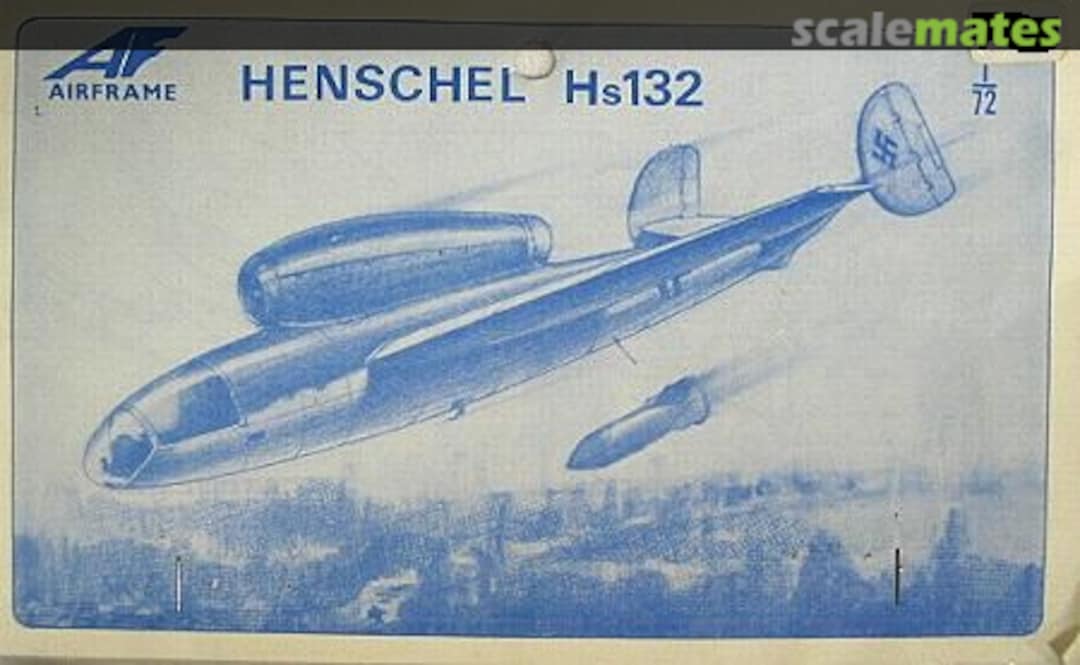 Boxart Henschel Hs132 Airframe Boxart Henschel Hs132 Airframe