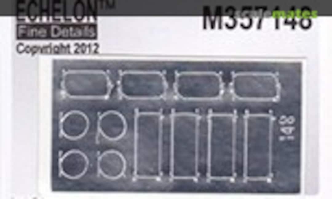 1:35 M1070 Truck Tractor & M1000 HET Semi-Trailer Mirrors (Echelon Fine Details M357148)