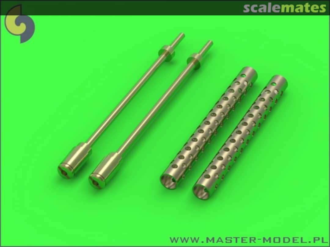 Boxart Browning M1919 .30 cal machine gun barrels - two piece muzzle (conical shape) (2pcs) GM-35-004 Master Boxart Browning M1919 .30 cal machine gun barrels - two piece muzzle (conical shape) (2pcs) GM-35-004 Master