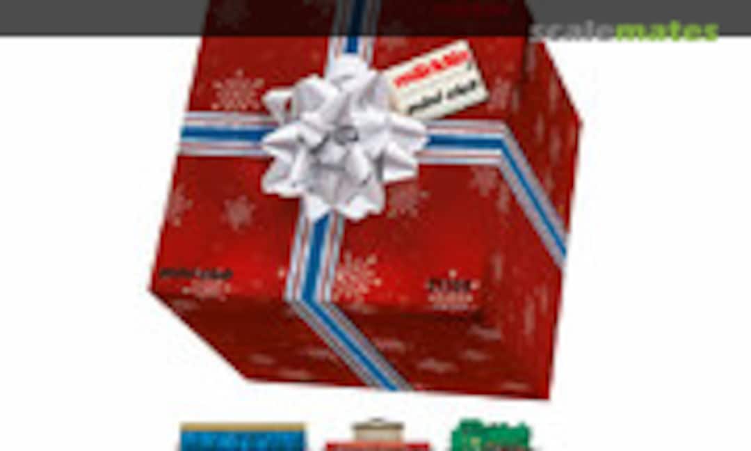 Christmas starter set freight train with track oval (Märklin 81709)