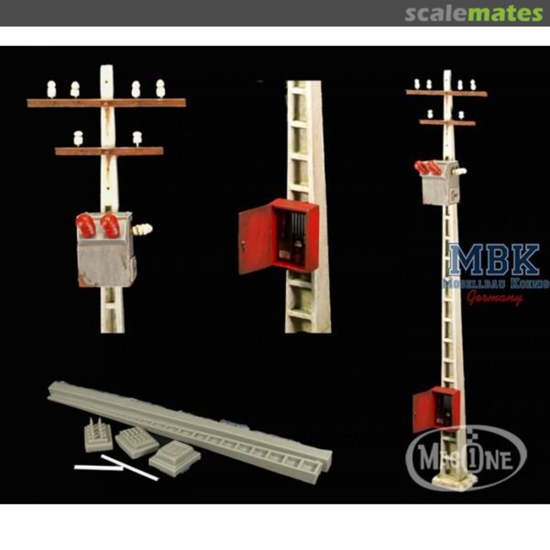 Boxart Electric Concrete Pole & Transformer MAC35131 MacOne Models Boxart Electric Concrete Pole & Transformer MAC35131 MacOne Models