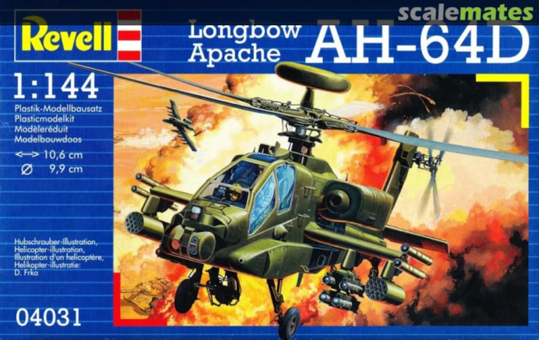 Boxart Longbow Apache AH-64D 04031 Revell Boxart Longbow Apache AH-64D 04031 Revell
