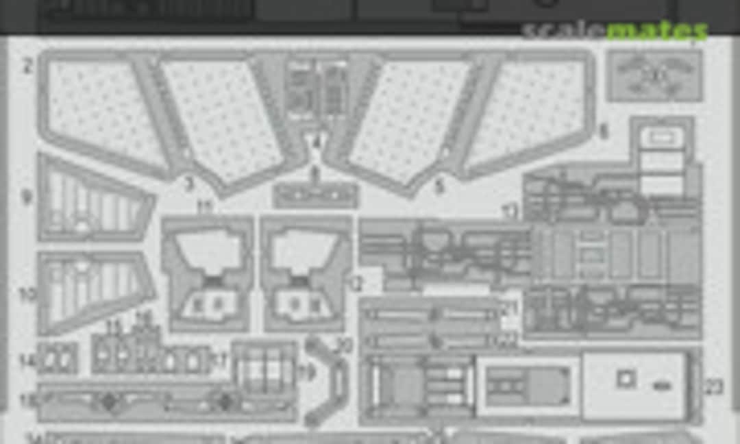 1:72 Phantom FGR.2 undercarriage (Eduard 72686) 72686