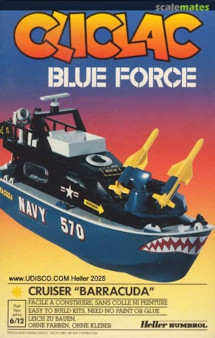 Boxart Cruiser Barracuda 2025 Cliclac Heller Humbrol Boxart Cruiser Barracuda 2025 Cliclac Heller Humbrol