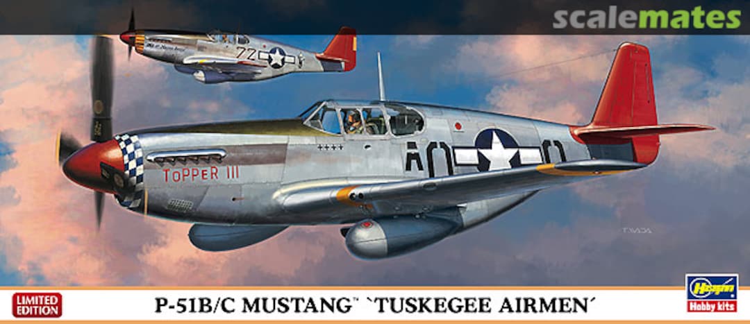 Boxart P-51B/C Mustang `Tuskegee Airmen´ 01957 Hasegawa Boxart P-51B/C Mustang `Tuskegee Airmen´ 01957 Hasegawa