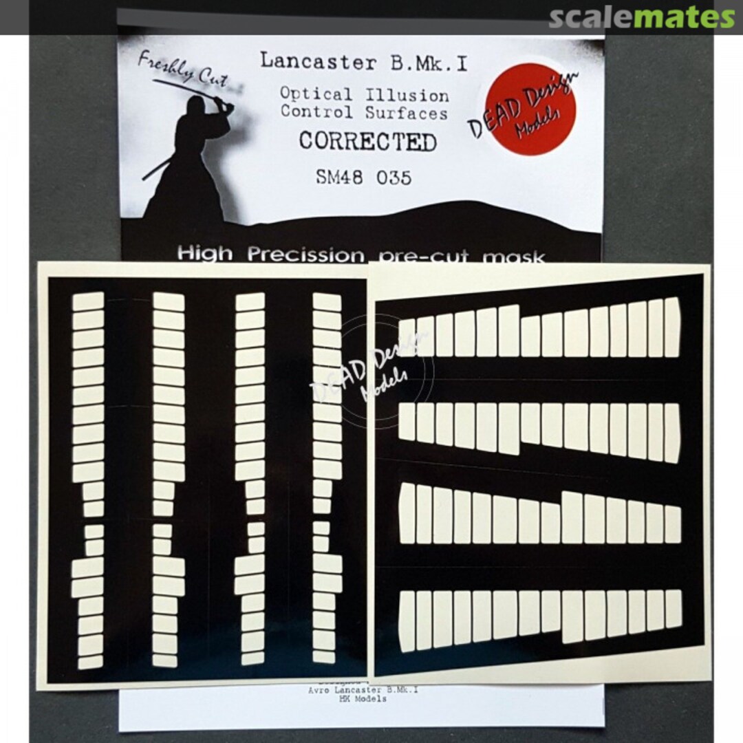 Boxart Lancaster B.Mk.I - Optical Illusion Control Surfaces (CORRECTED) SM48035 DEAD Design Models Boxart Lancaster B.Mk.I - Optical Illusion Control Surfaces (CORRECTED) SM48035 DEAD Design Models