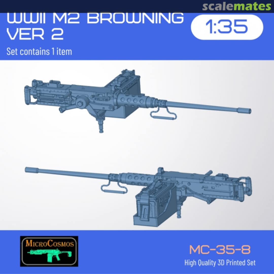 Boxart M2 Browning Ww2 Ver 2 MC-35-8 3D MicroCosmos Boxart M2 Browning Ww2 Ver 2 MC-35-8 3D MicroCosmos