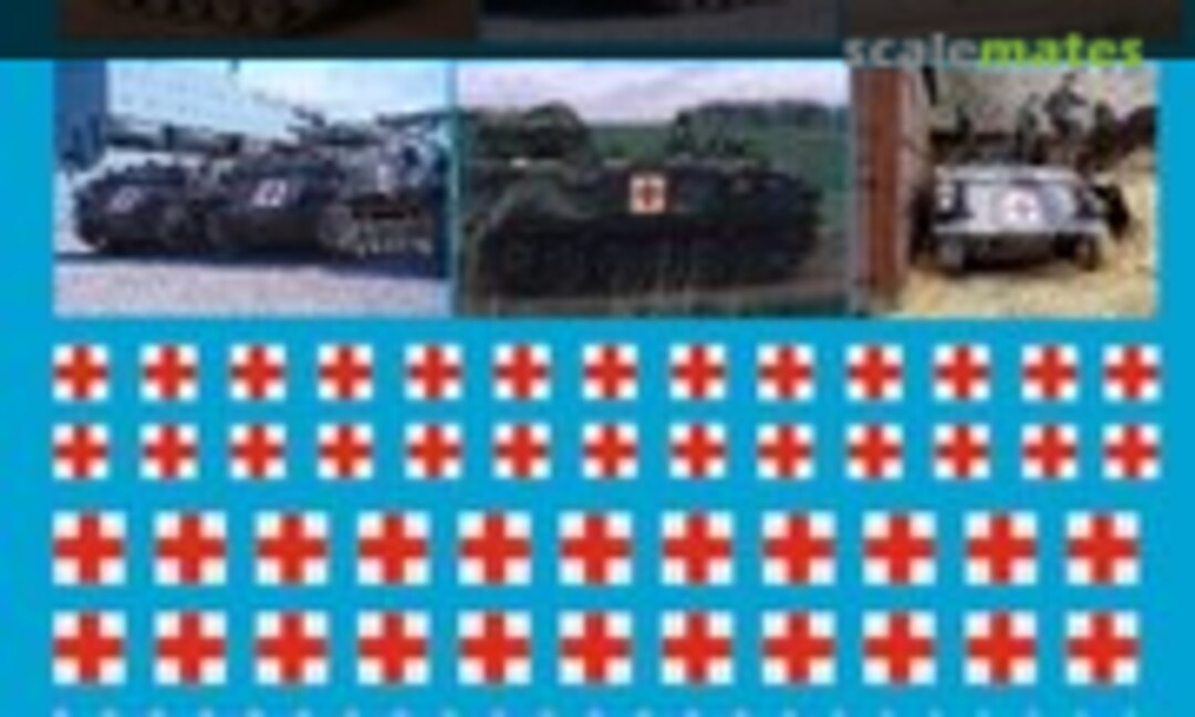 1:72 Red crosses for english ambulancetanks Typ FV 432 (Peddinghaus-Decals 72 3313) 72 3313