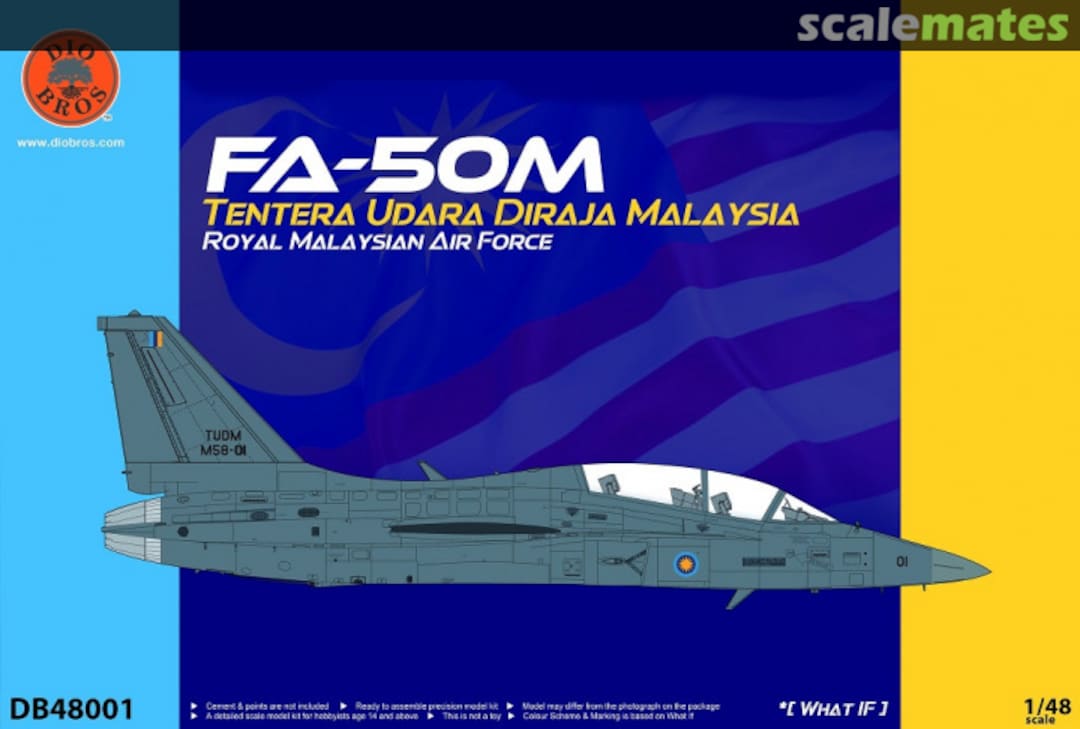 Boxart FA-50M Tentera Udara DiRaja Malaysia DB48001 DioBros Boxart FA-50M Tentera Udara DiRaja Malaysia DB48001 DioBros