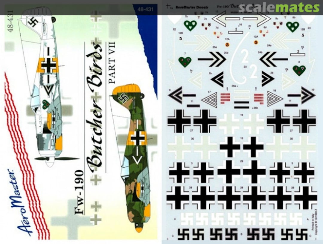 Boxart Butcher Birds Part VII 48-431 AeroMaster Boxart Butcher Birds Part VII 48-431 AeroMaster