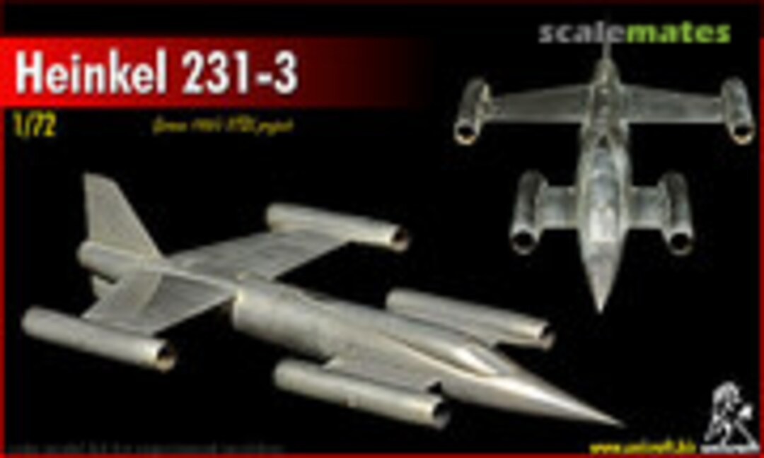 1:72 Heinkel He.231-3 (Unicraft Models 72259) 72259