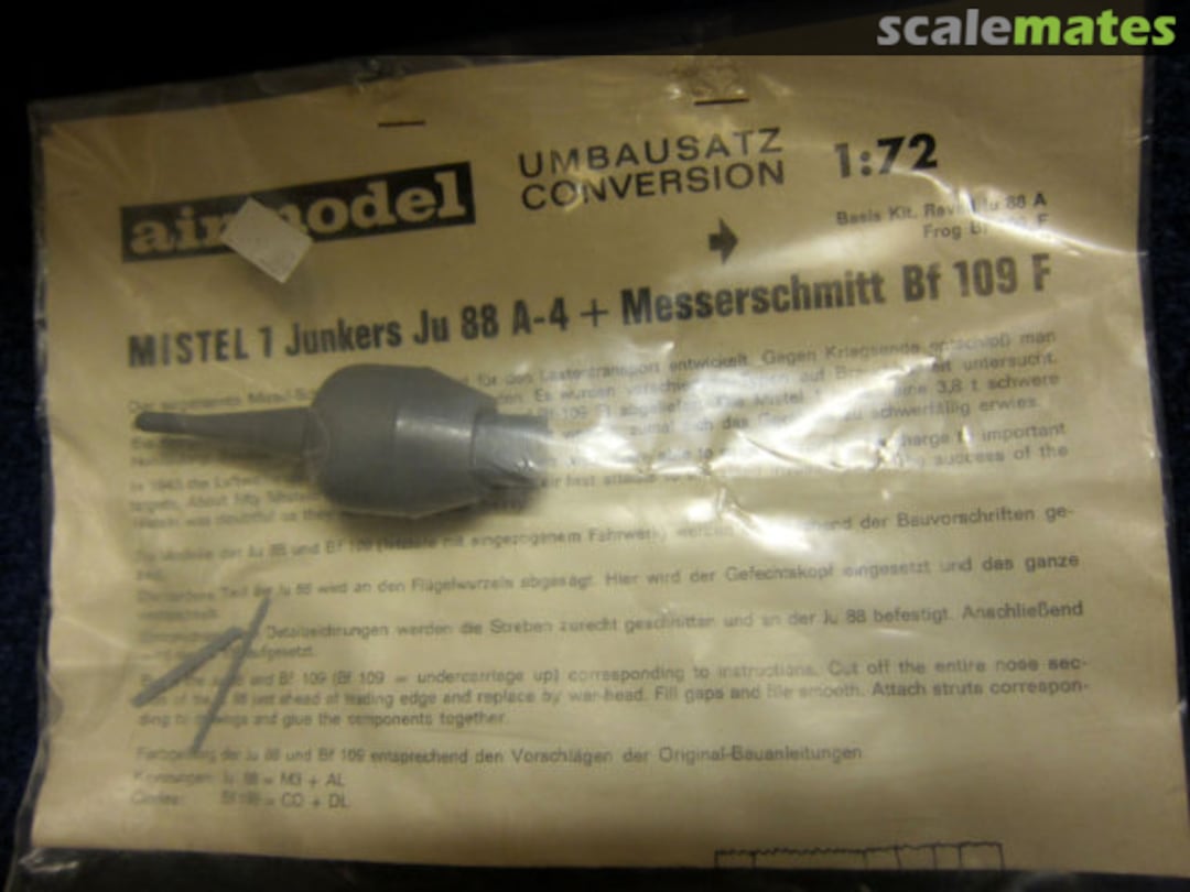 Boxart Mistel 1: Ju 88A4 & Bf 109F ? Airmodel Boxart Mistel 1: Ju 88A4 & Bf 109F ? Airmodel