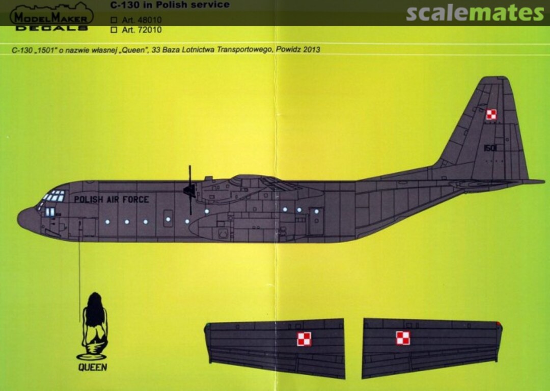 Boxart C-130 Hercules in Polish service D144010 ModelMaker Boxart C-130 Hercules in Polish service D144010 ModelMaker