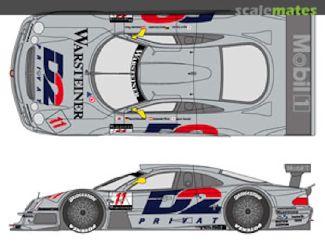 Boxart D2 CLK GTR 1997 Decal Set SHK-D290 Shunko Models Boxart D2 CLK GTR 1997 Decal Set SHK-D290 Shunko Models
