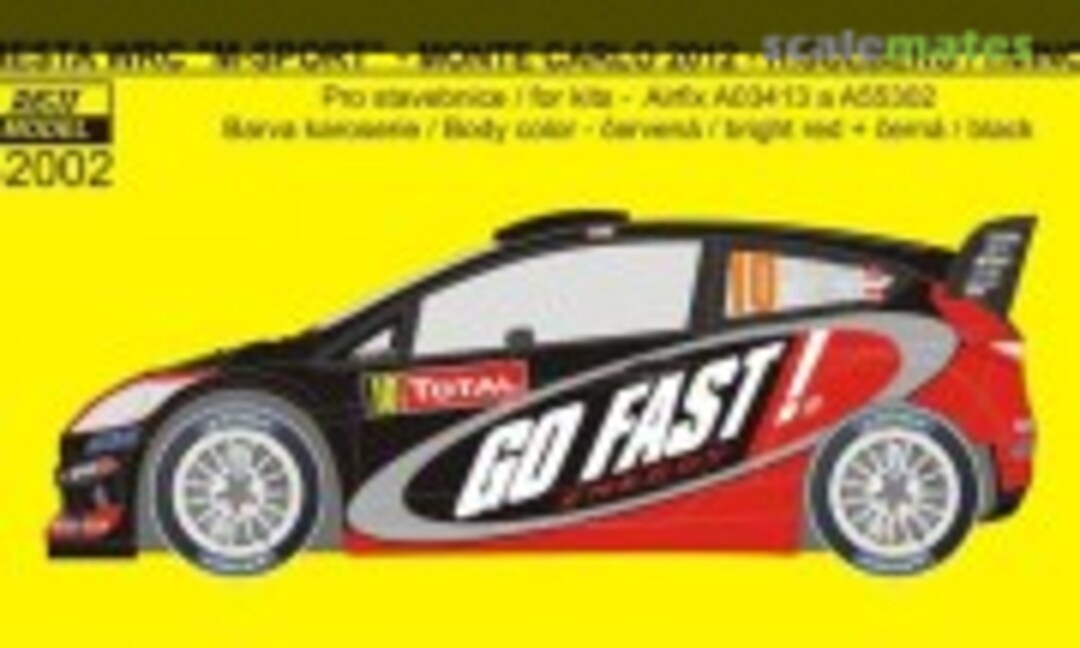 1:32 Ford Fiesta WRC Go Fast #10 (REJI Model 32002) 32002