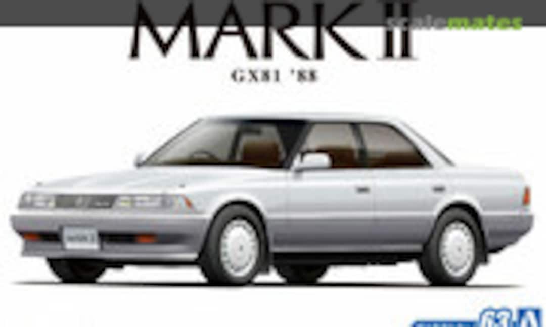 1:24 Toyota GX81 Mark II 2.0 Grande Twincam 24 '88 (Aoshima 054840)