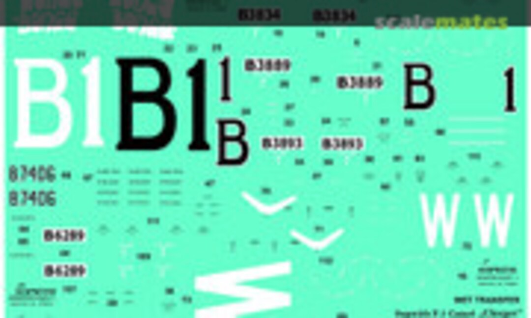 1:32 Sopwith F.1 Camel "Clerget" - Decalset (HGW Models 232018) 232018