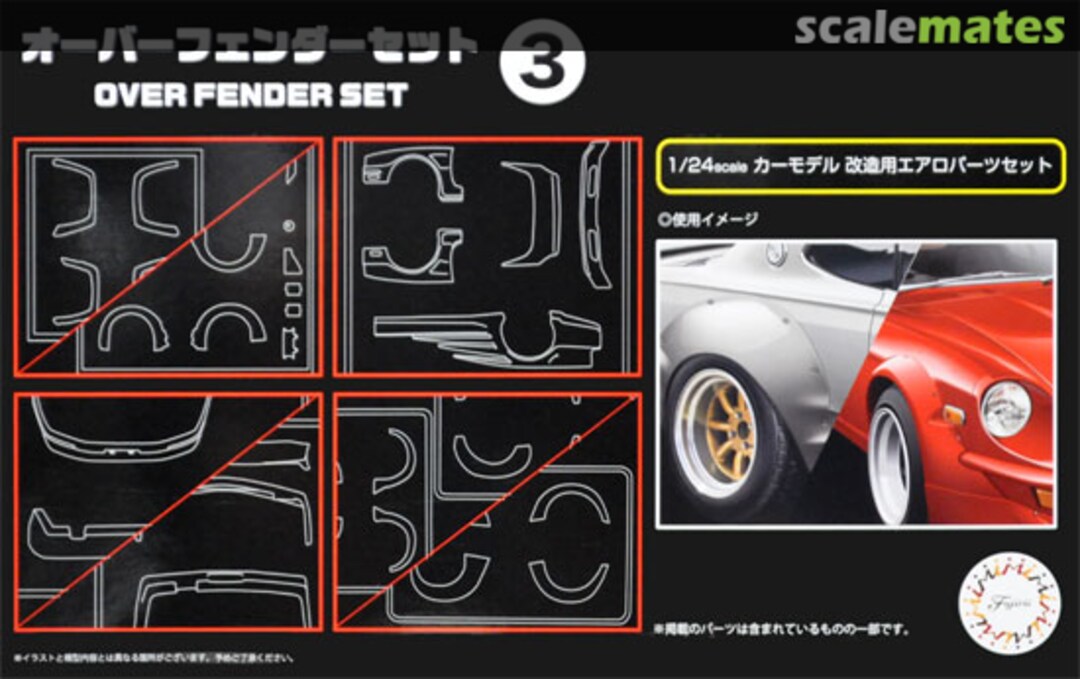 Boxart Over Fender Set 3 11640 Fujimi Boxart Over Fender Set 3 11640 Fujimi