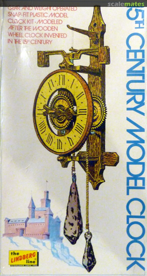 Boxart 15th Century Model Clock 339 Lindberg Boxart 15th Century Model Clock 339 Lindberg
