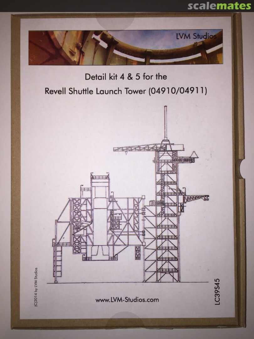Boxart Detail Kit 4 & 5 for the Revell Shuttle Launch Tower LC39S45 LVM Studios Boxart Detail Kit 4 & 5 for the Revell Shuttle Launch Tower LC39S45 LVM Studios