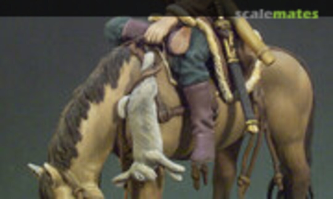 54mm Hun Horse Archer (450) (Andrea Miniatures SM-F34) SM-F34