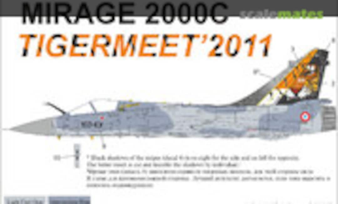 1:48 Mirage 2000C Tigermeet 2011 (UpRise Decal UR48102) UR48102