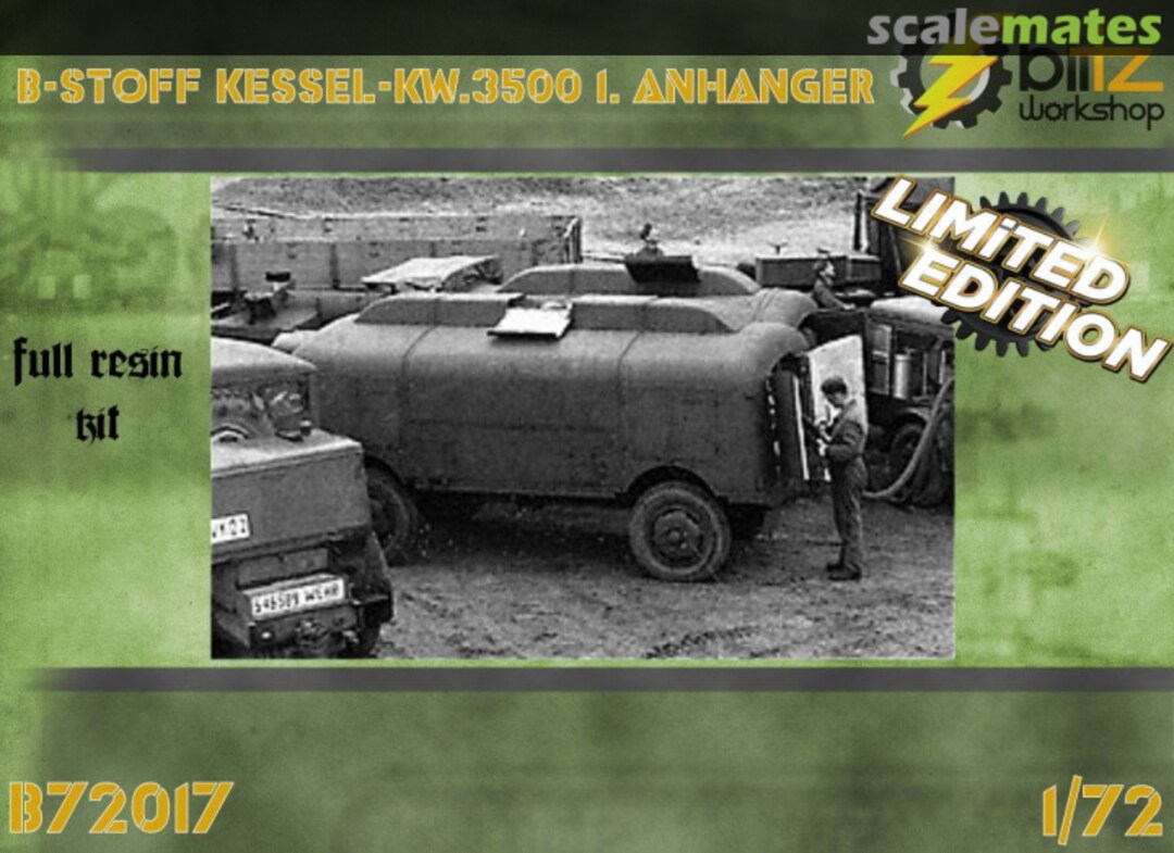 Boxart B-Stoff Kessel-KW.3500 1.Anhänger B72017 Blitz Workshop