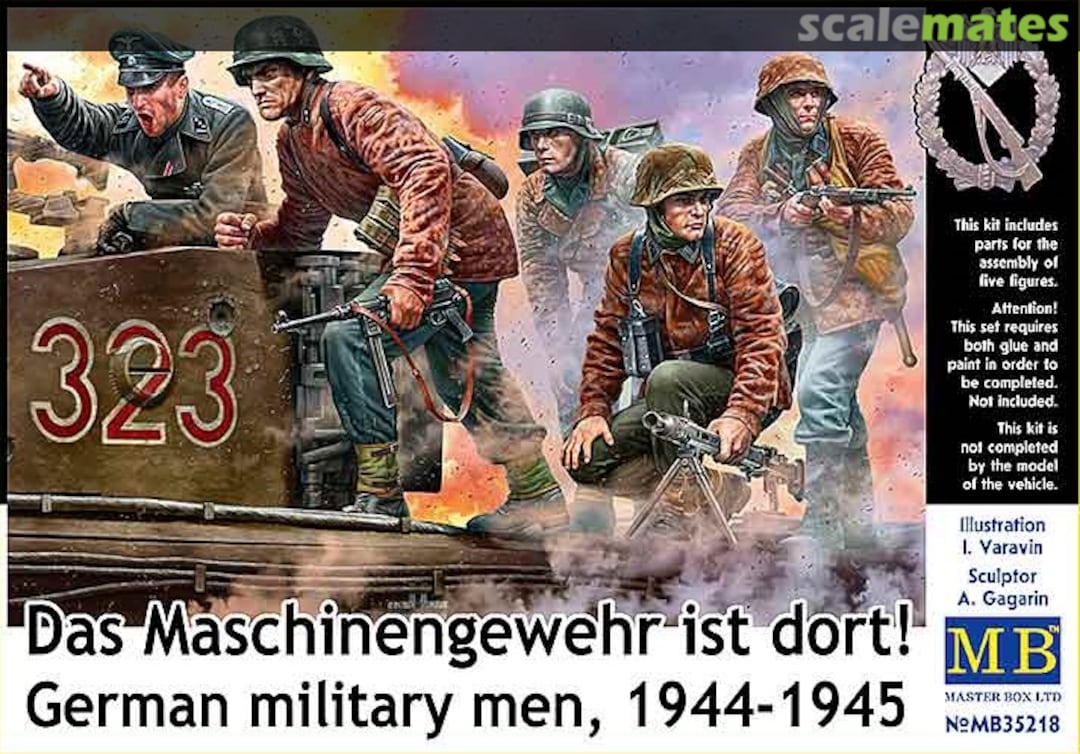Boxart Das Maschinengewehr ist dort! MB35218 Master Box Boxart Das Maschinengewehr ist dort! MB35218 Master Box