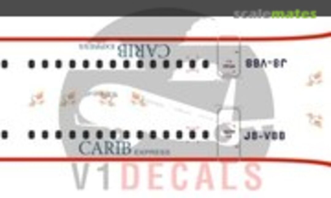 1:144 Carib Express BAe 146-100 Avro RJ-70 (V1 Decals V1D0461-144) V1D0461-144