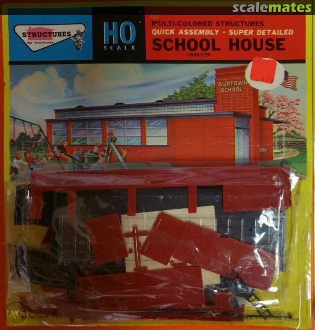 Boxart School House 654 Tru-Scale Boxart School House 654 Tru-Scale