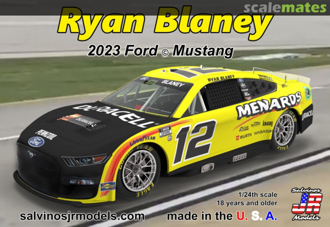 Boxart 2023 Ford Mustang PF2023RBP Salvinos JR Models Boxart 2023 Ford Mustang PF2023RBP Salvinos JR Models