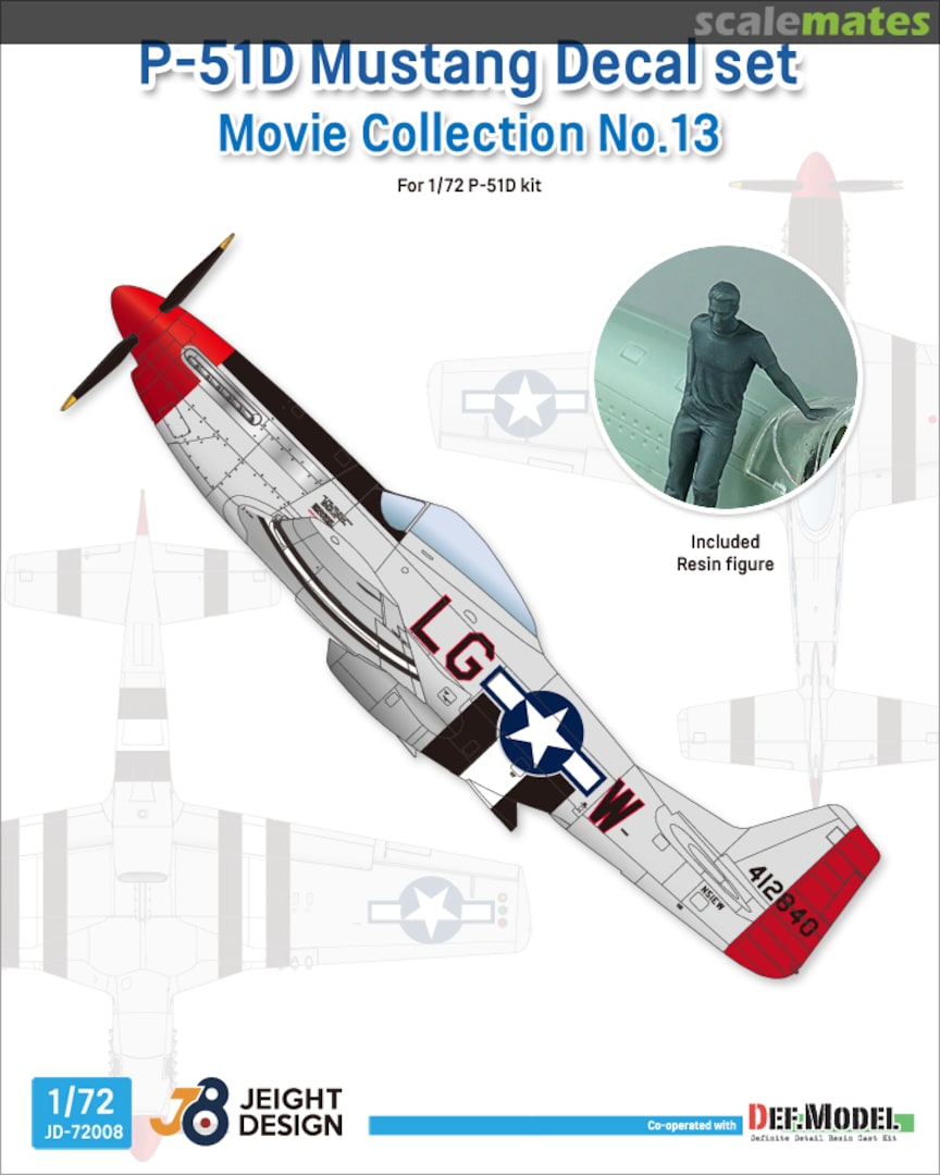 Boxart P-51D Mustang Decal set JD-72008 Jeight Design Boxart P-51D Mustang Decal set JD-72008 Jeight Design