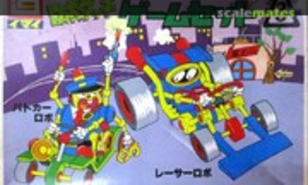 No Game Set 3 Racer Robo &amp; Police Car Robo (IMAI B-459-300)