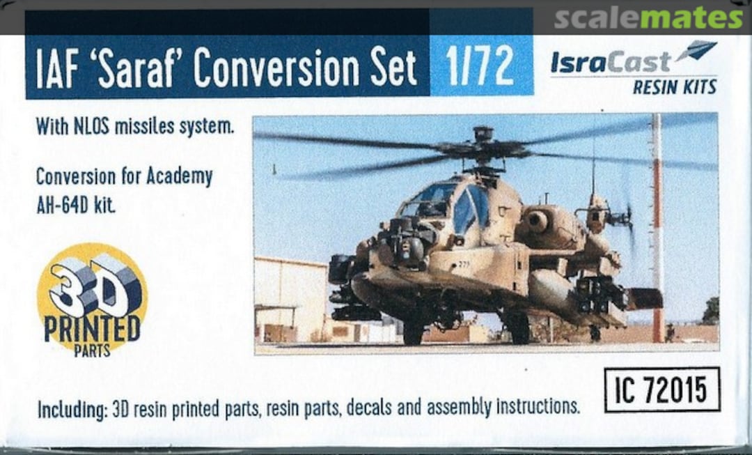 Boxart IAF 'Saraf' Conversion set IC 72015 IsraCast Boxart IAF 'Saraf' Conversion set IC 72015 IsraCast