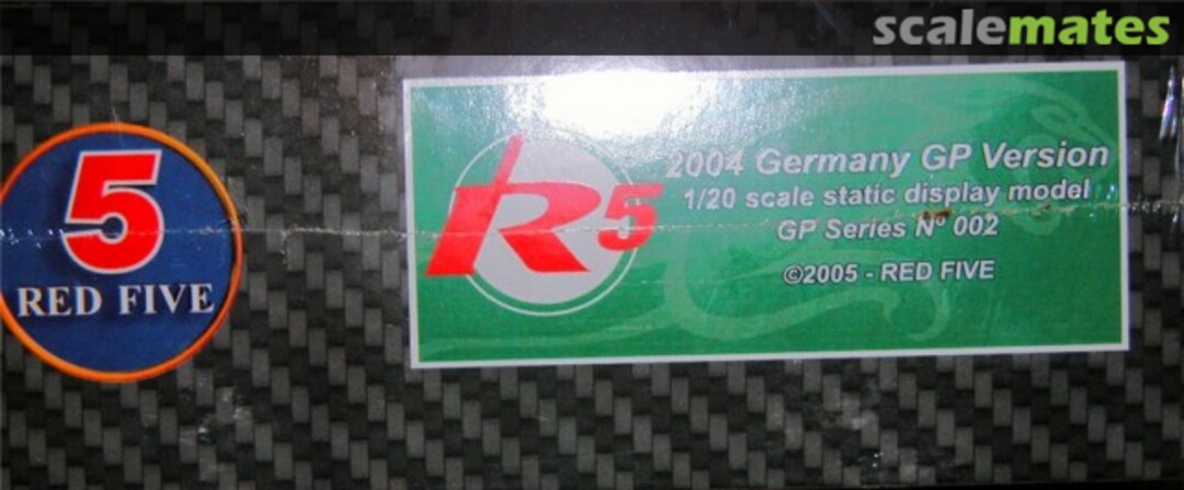 Boxart Jaguar R5 002 Red Five Boxart Jaguar R5 002 Red Five