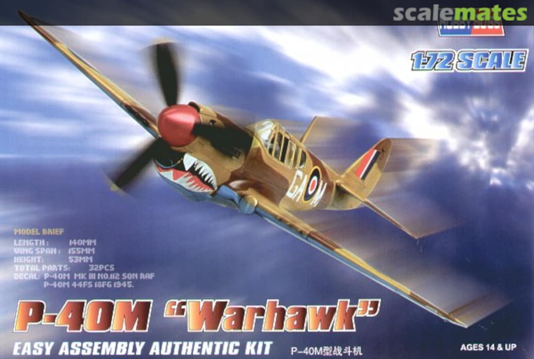 Boxart P-40M "Warhawk" 80251 HobbyBoss Boxart P-40M "Warhawk" 80251 HobbyBoss