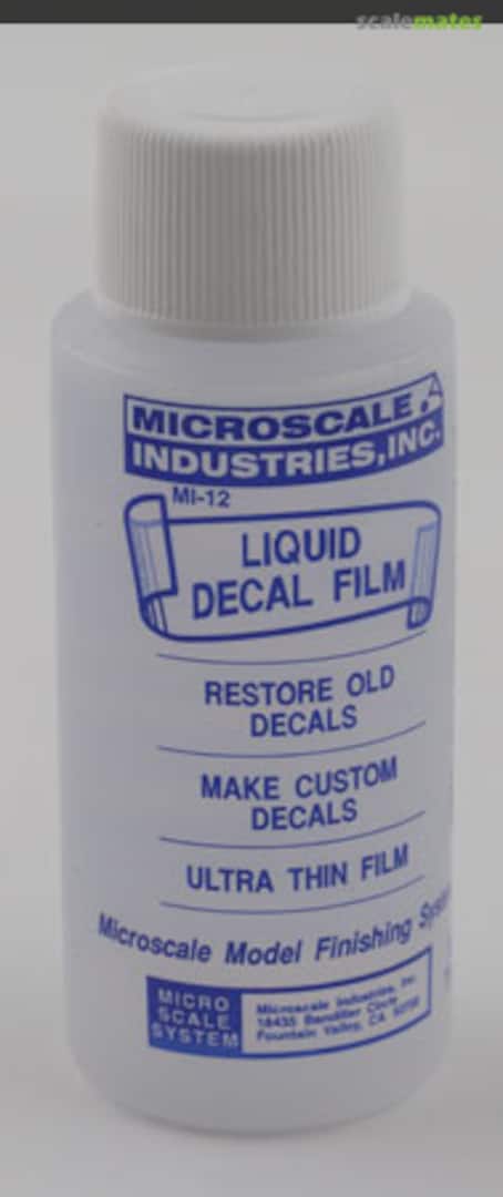 Boxart Liquid Decal Film MI-12 Microscale Boxart Liquid Decal Film MI-12 Microscale