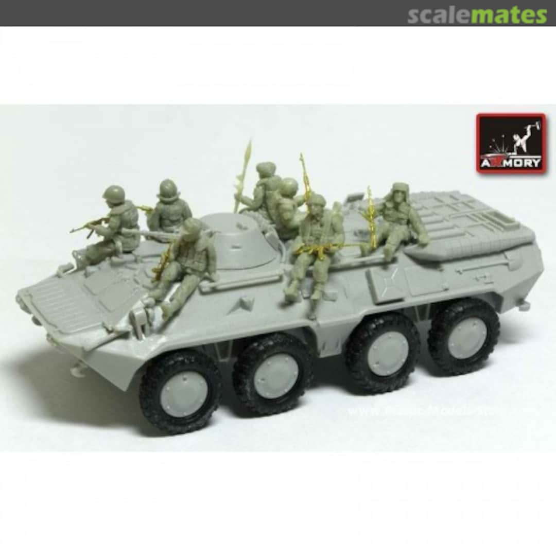 Boxart RESIN Russian APC riders (modern) 7 fig. with PE weapons F7204 Armory Boxart RESIN Russian APC riders (modern) 7 fig. with PE weapons F7204 Armory