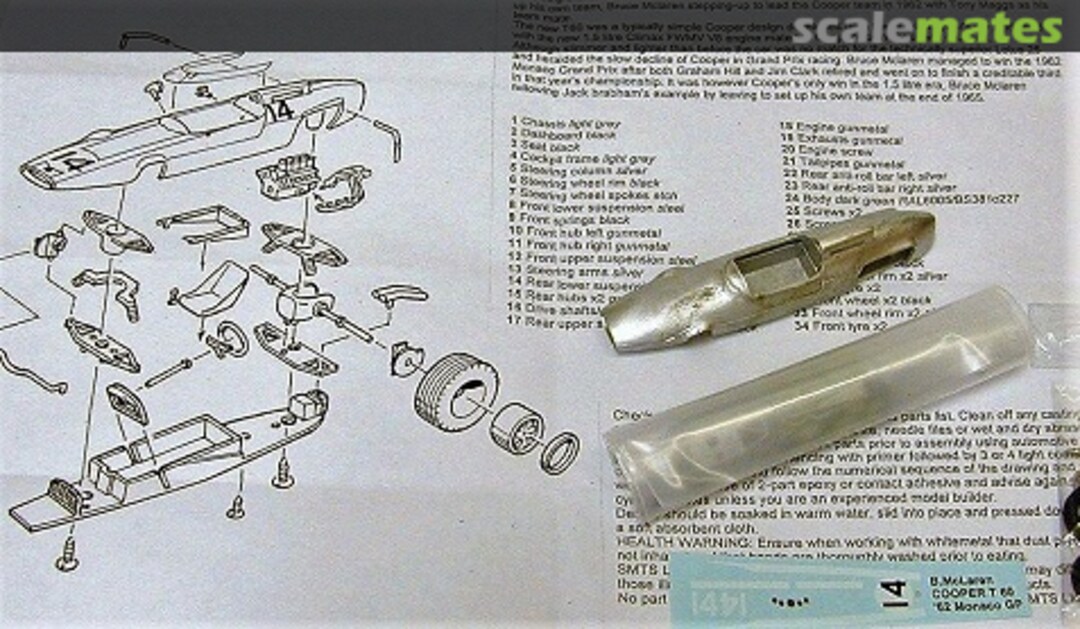 Boxart Cooper T60 RL99 Scale Model Technical Service Boxart Cooper T60 RL99 Scale Model Technical Service
