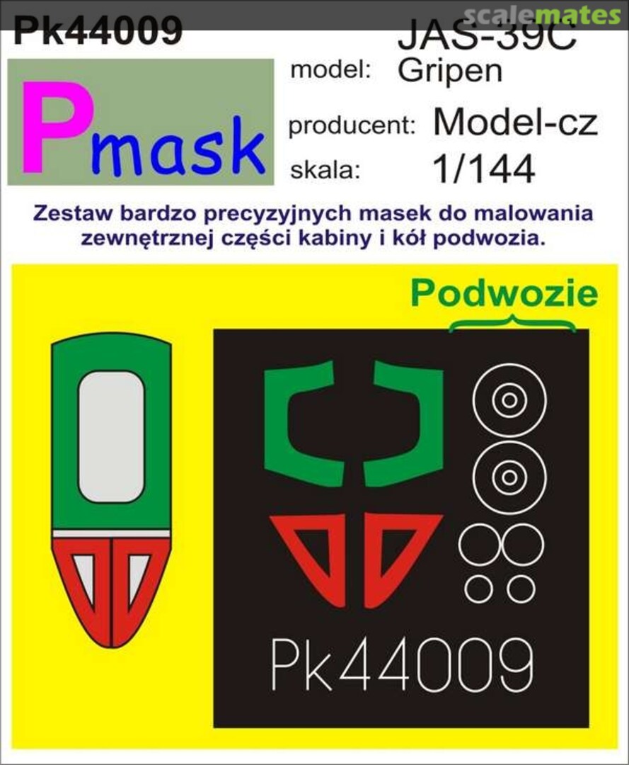 Boxart JAS-39C Gripen PK44009 Pmask